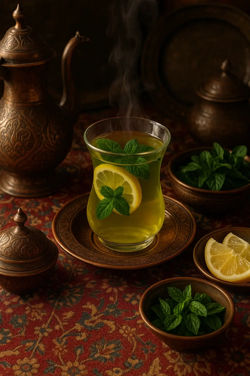 Nane limon çayı sindirimi rahatlatır