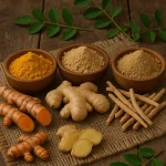 zerdeçal, zencefil ve ashwagandha gibi bitkiler eklem sağlığını destekler