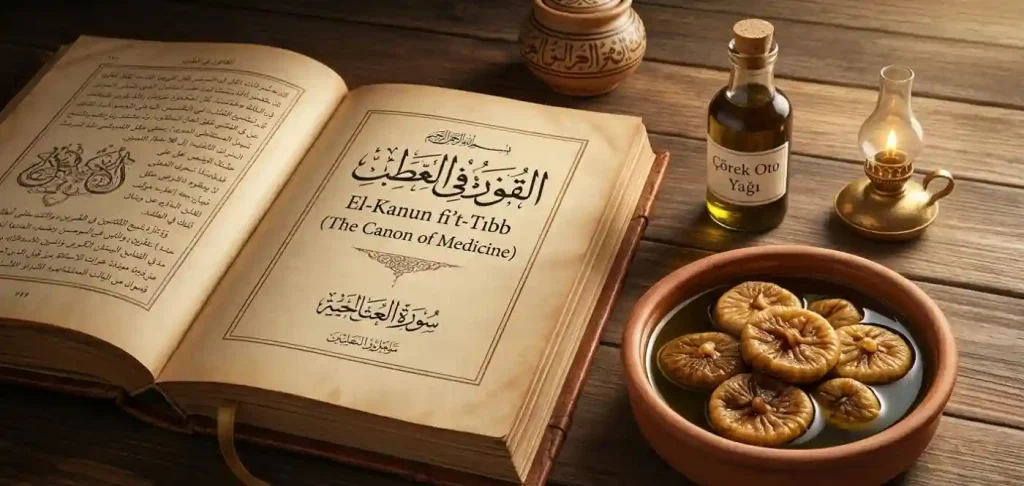 zeytinyağlı kuru incirler ve çörek otu yağı